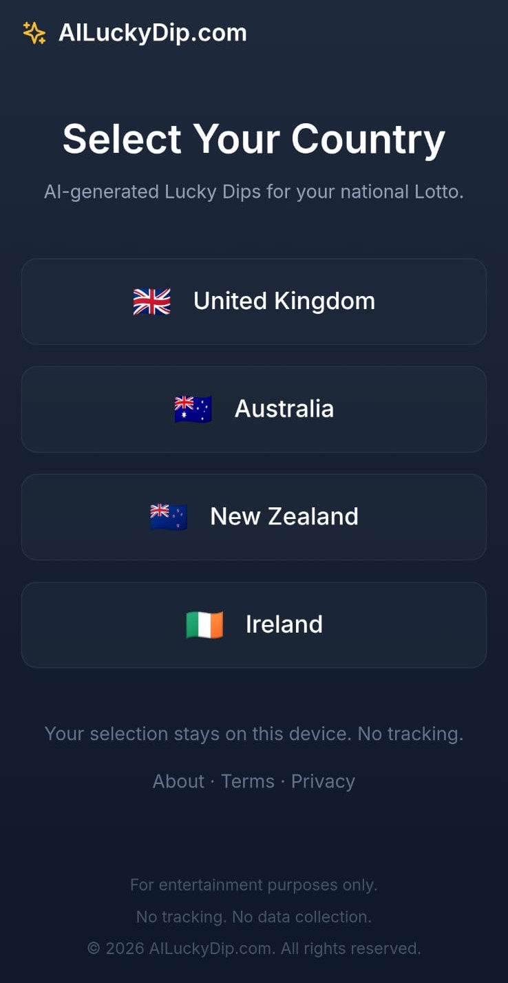 AI Lucky Dip screenshot