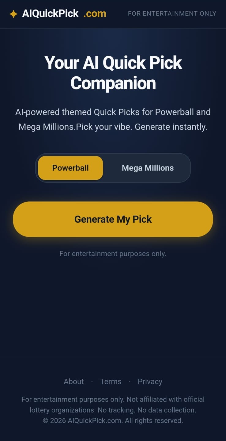AI Quick Pick screenshot